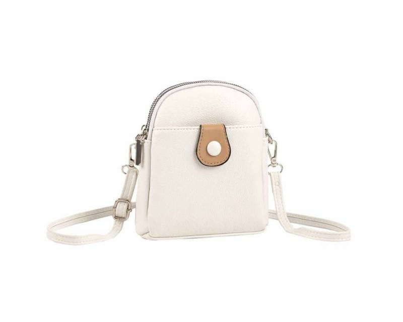ITALYSHOP24 Schultertasche Damen Tasche Minibag Umhängetasche Geldbörse Handytasche Crossover, Brusttasche Bodybag Crossbody Hüfttasche Clutch leicht Gewicht von ITALYSHOP24