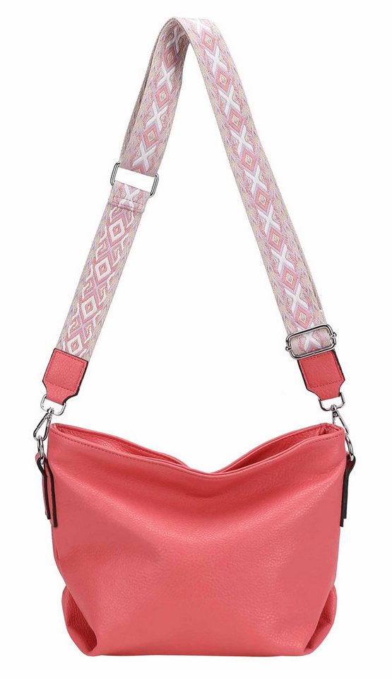 ITALYSHOP24 Schultertasche Damen Tasche Shopper Crossbody Gürteltasche, Handtasche, Umhängetasche, Hobo Bag von ITALYSHOP24