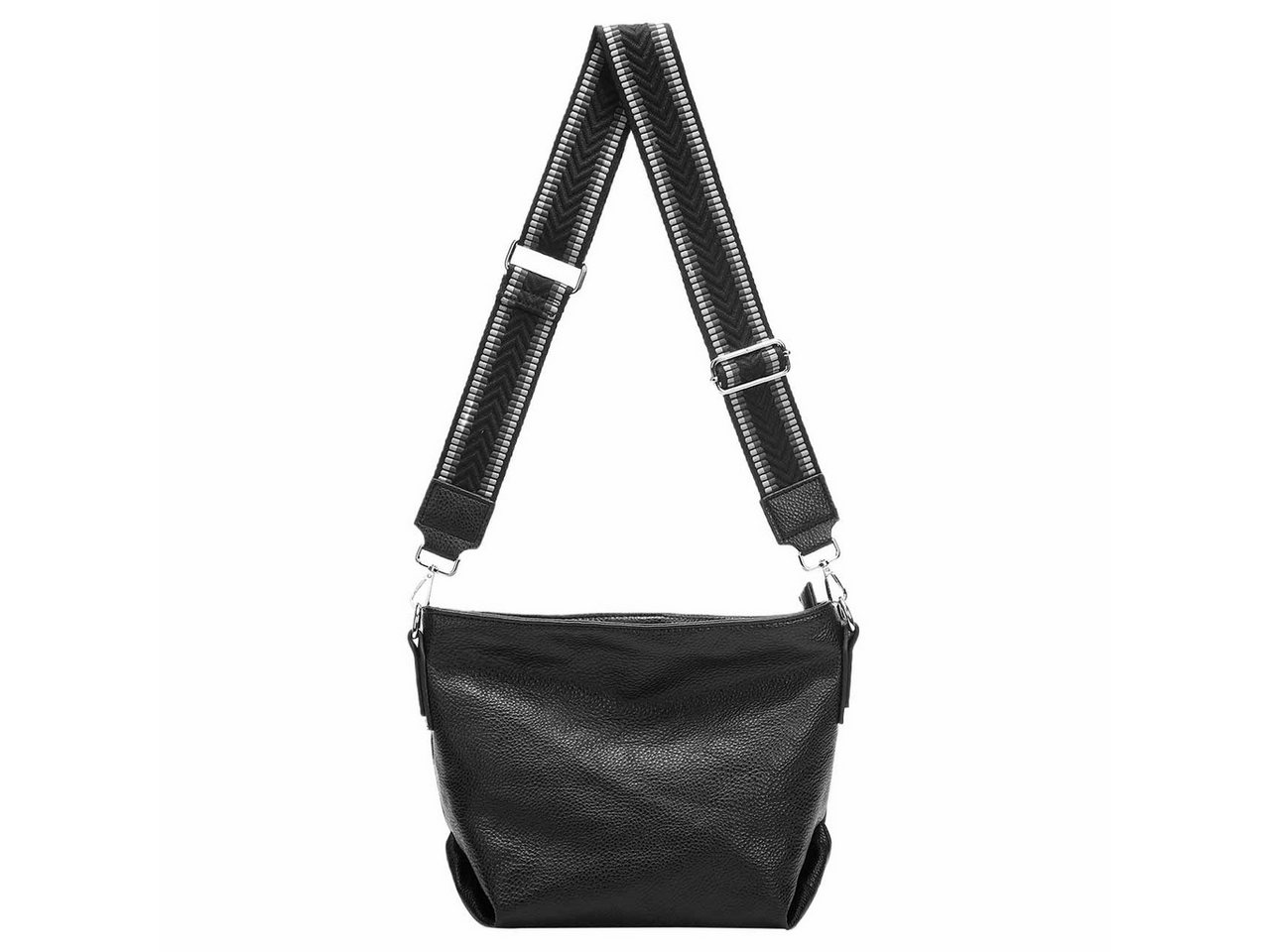 ITALYSHOP24 Schultertasche Damen Tasche Shopper Crossbody Gürteltasche, Handtasche, Umhängetasche, Hobo Bag von ITALYSHOP24