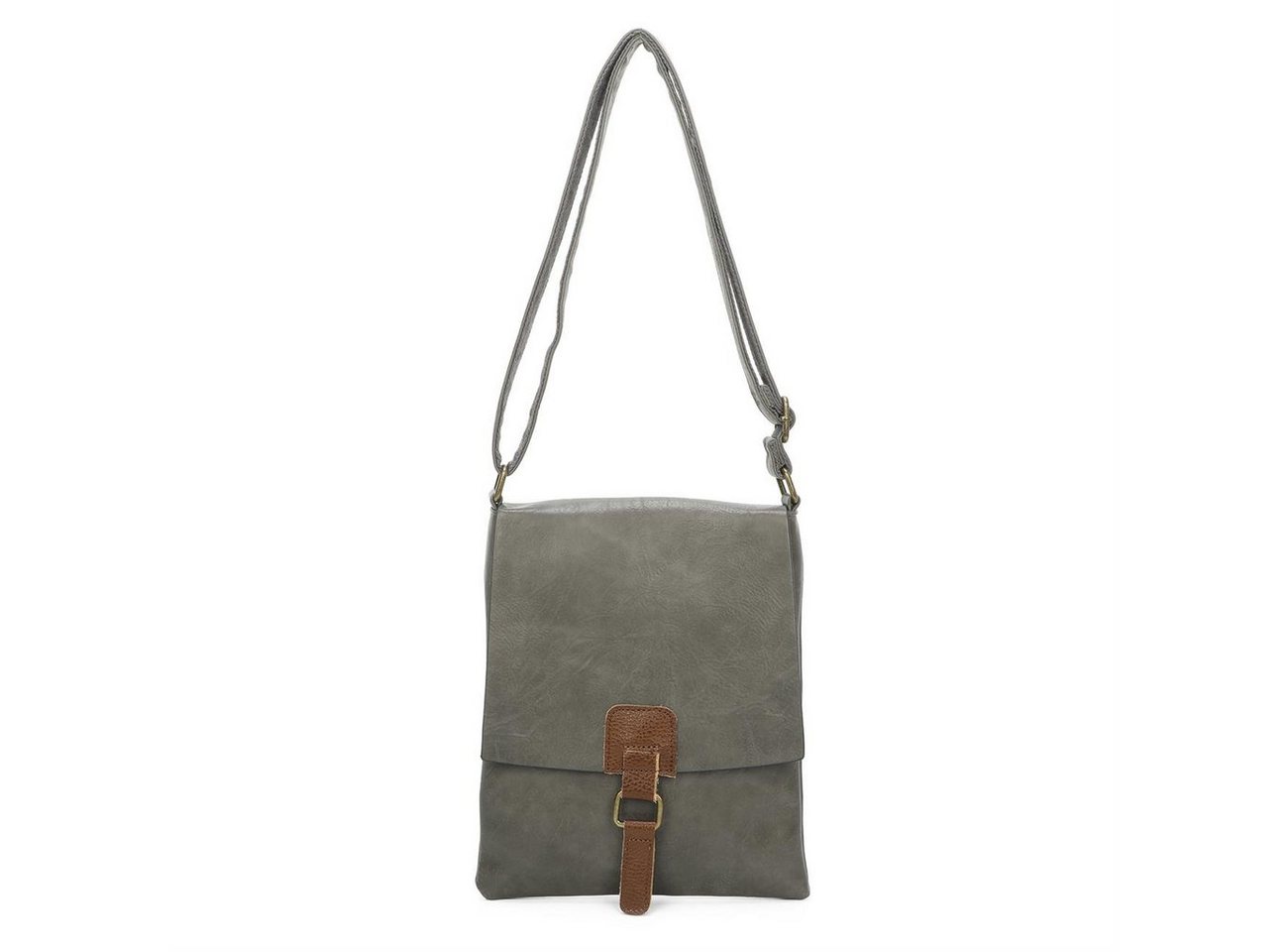 ITALYSHOP24 Schultertasche Damen Tasche Shopper Messenger CrossOver Tablet, als Umhängetasche, Handtasche, Bodybag tragbar von ITALYSHOP24