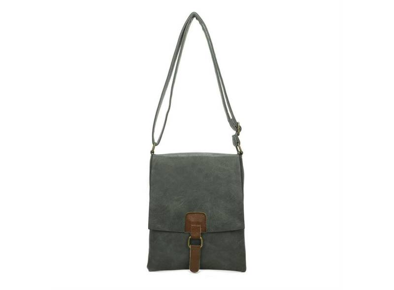ITALYSHOP24 Schultertasche Damen Tasche Shopper Messenger CrossOver Tablet, als Umhängetasche, Handtasche, Bodybag tragbar von ITALYSHOP24