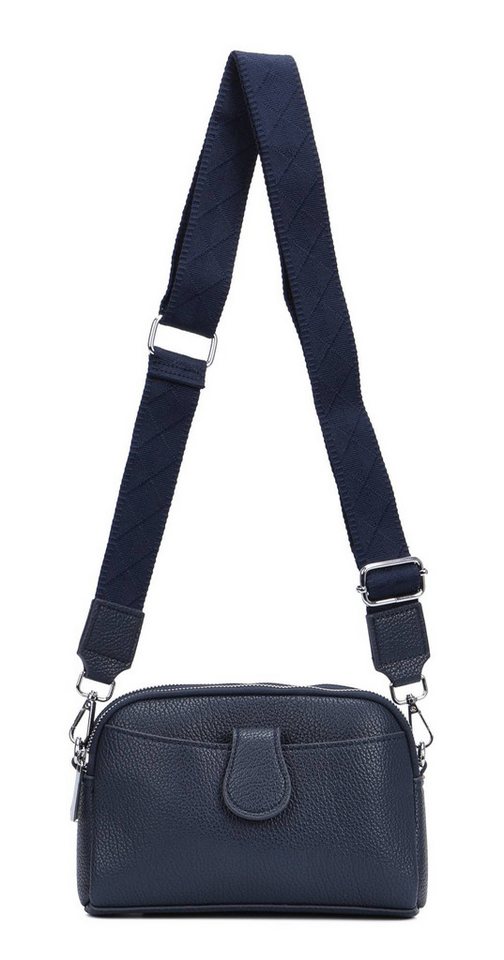 ITALYSHOP24 Schultertasche Damen Tasche Umhängetasche Handytasche Abendtasche, als Handtasche, Crossbody, Crossover tragbar von ITALYSHOP24