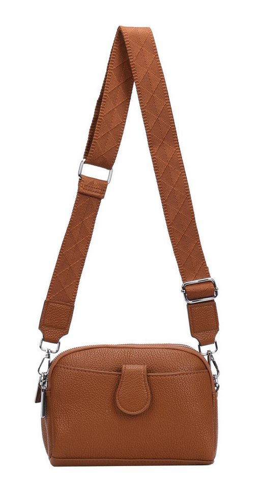 ITALYSHOP24 Schultertasche Damen Tasche Umhängetasche Handytasche Abendtasche, als Handtasche, Crossbody, Crossover tragbar von ITALYSHOP24