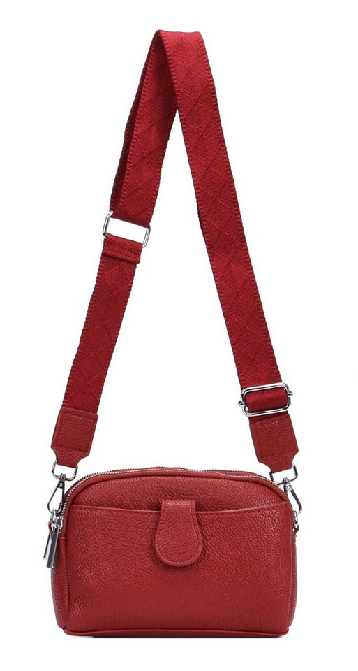 ITALYSHOP24 Schultertasche Damen Tasche Umhängetasche Handytasche Abendtasche, als Handtasche, Crossbody, Crossover tragbar von ITALYSHOP24