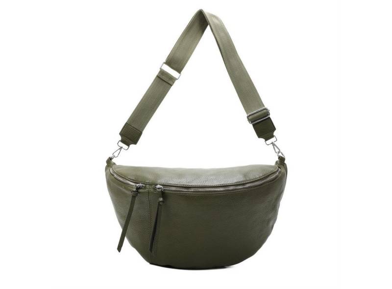 ITALYSHOP24 Schultertasche Damen XXL Tasche CrossBody Body Bag Bauchtasche, als CrossOver, Umhängetasche tragbar, Hüfttasche von ITALYSHOP24