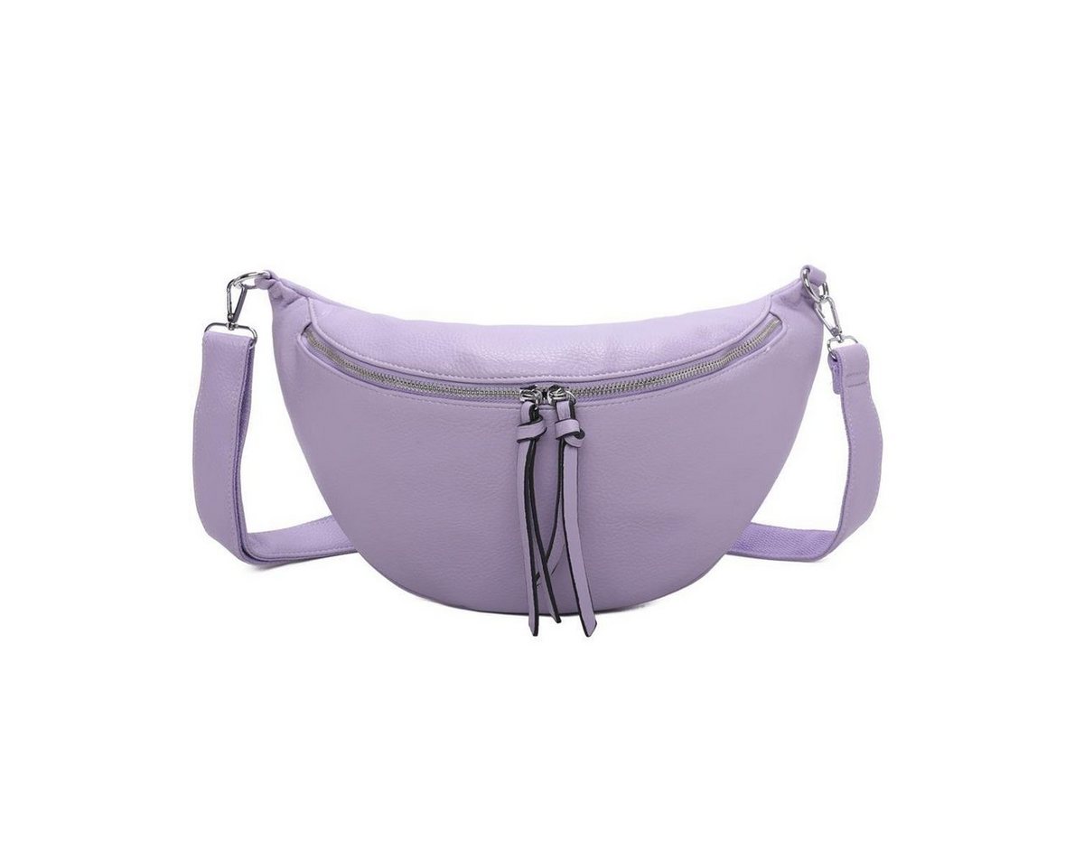 ITALYSHOP24 Schultertasche Damen XXL Tasche CrossBody Body Bag Brusttasche, als CrossOver, Umhängetasche tragbar, Hüfttasche von ITALYSHOP24