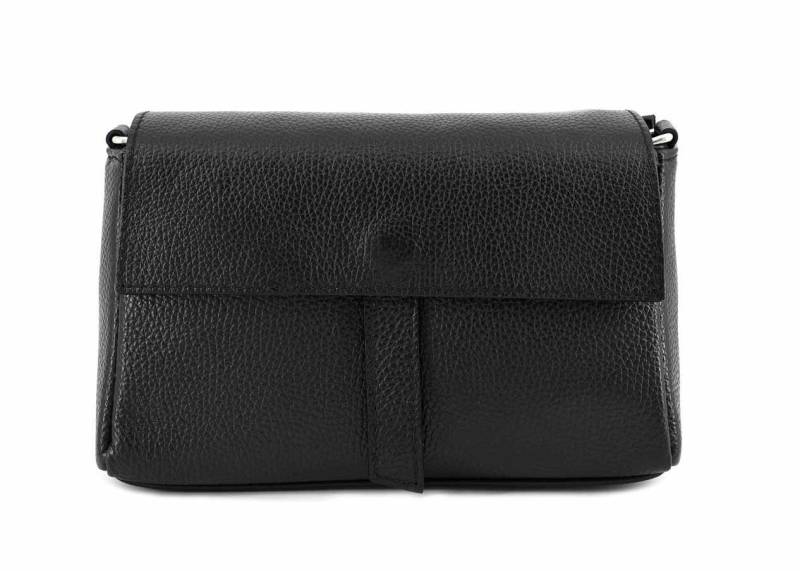 ITALYSHOP24 Schultertasche MADE IN ITALY Damen Leder Tasche Umhängetasche Cross Over Body Clutch, Messenger Bag Brusttasche Hüfttasche Freizeit Abendtasche Smartphone von ITALYSHOP24