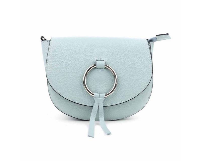 ITALYSHOP24 Schultertasche Made in Italy Damen Leder Tasche CrossBody Umhängetasche CrossOver, Handytasche Brusttasche Clutch Abendtasche Body Bag Echtleder Reise von ITALYSHOP24