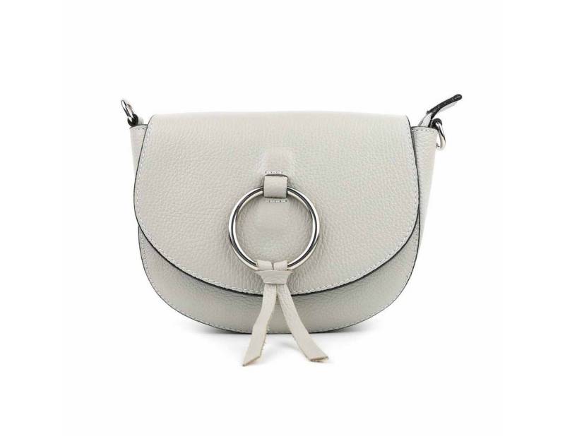 ITALYSHOP24 Schultertasche Made in Italy Damen Leder Tasche CrossBody Umhängetasche CrossOver, Handytasche Brusttasche Clutch Abendtasche Body Bag Echtleder Reise von ITALYSHOP24
