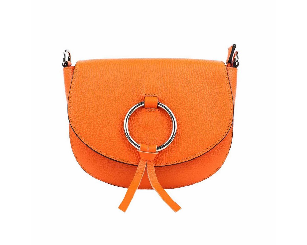 ITALYSHOP24 Schultertasche Made in Italy Damen Leder Tasche CrossBody Umhängetasche CrossOver, Handytasche Brusttasche Clutch Abendtasche Body Bag Echtleder Reise von ITALYSHOP24