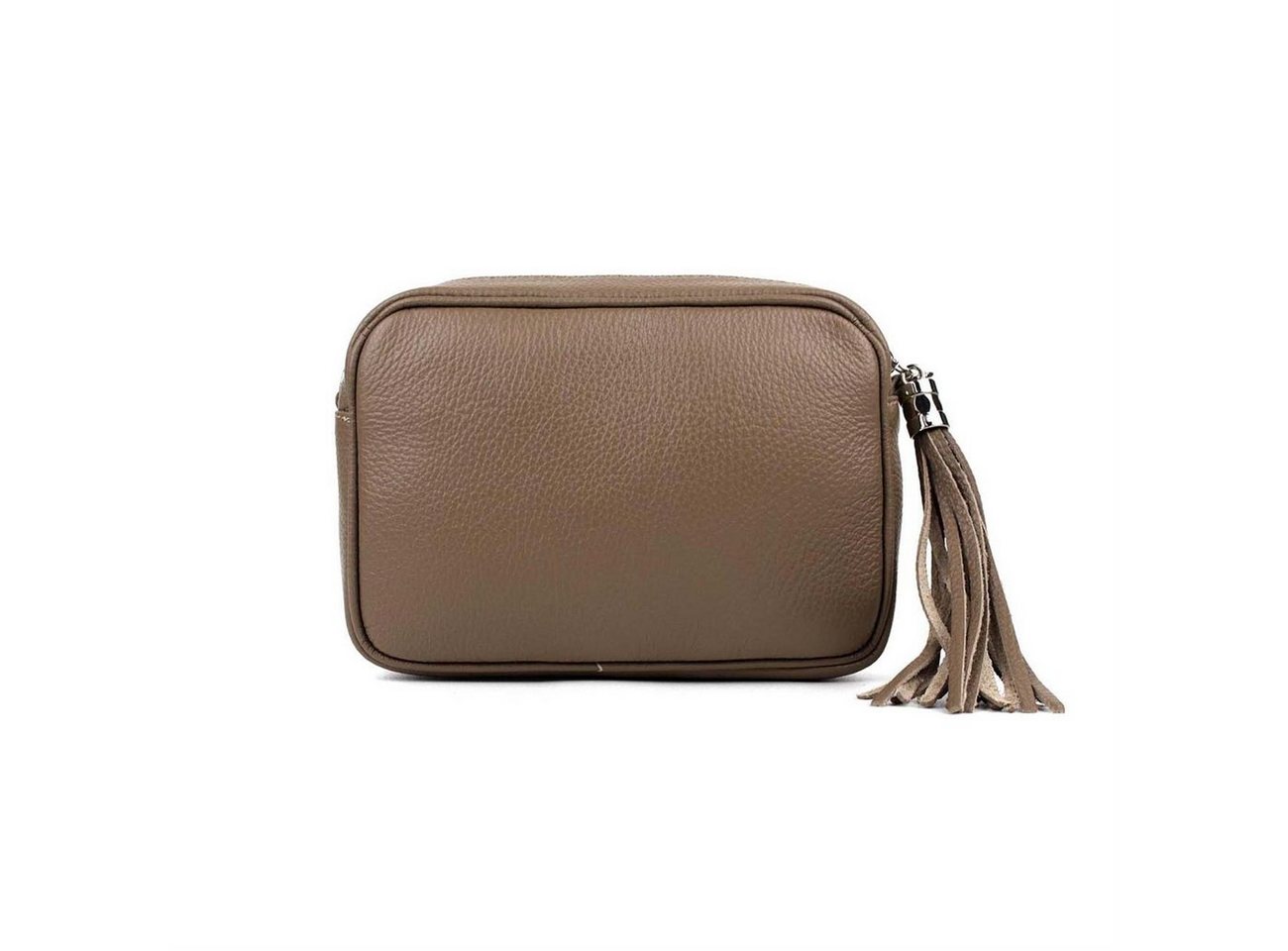 ITALYSHOP24 Schultertasche Made in Italy Damen Leder Tasche CrossOver, als Schultertasche, CrossBody, Umhängetasche tragbar von ITALYSHOP24