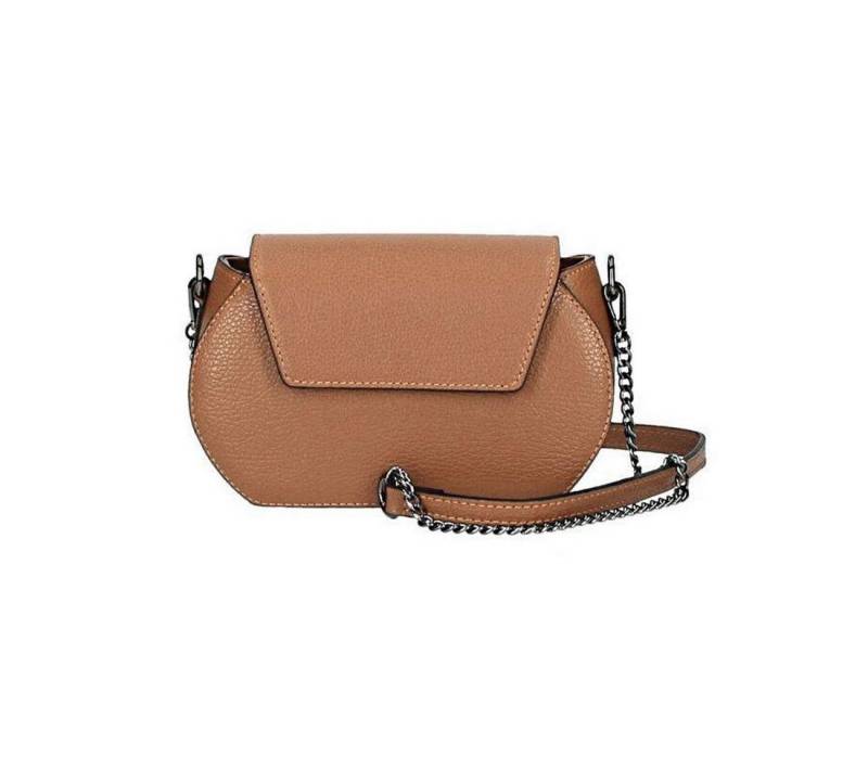 ITALYSHOP24 Schultertasche Made in Italy Damen Leder Tasche CrossOver, tragbar von ITALYSHOP24