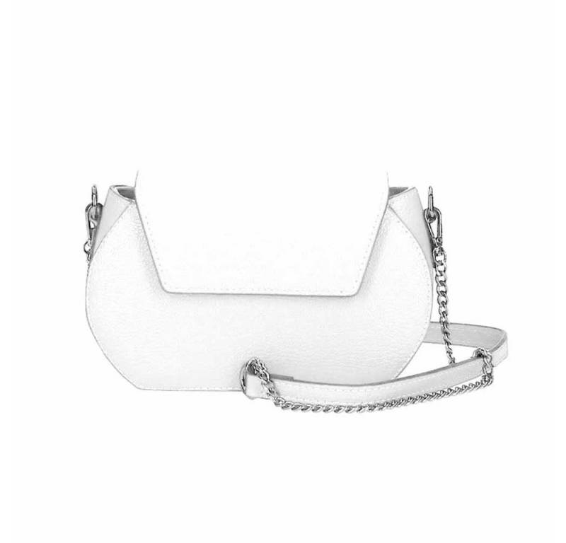 ITALYSHOP24 Schultertasche Made in Italy Damen Leder Tasche CrossOver, tragbar von ITALYSHOP24