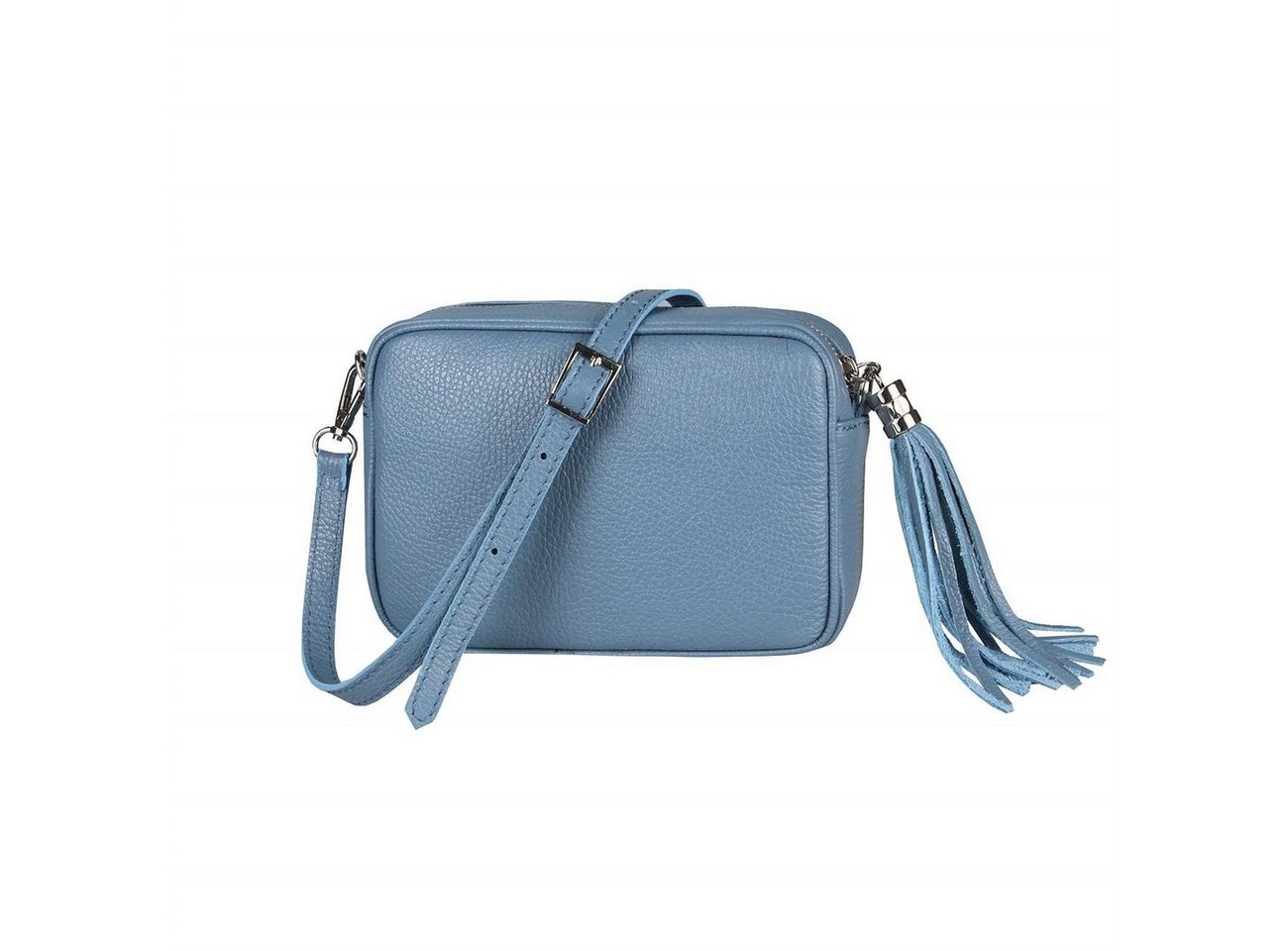 ITALYSHOP24 Schultertasche Made in Italy Damen Leder Tasche CrossOver, als Schultertasche, CrossBody, Umhängetasche tragbar von ITALYSHOP24