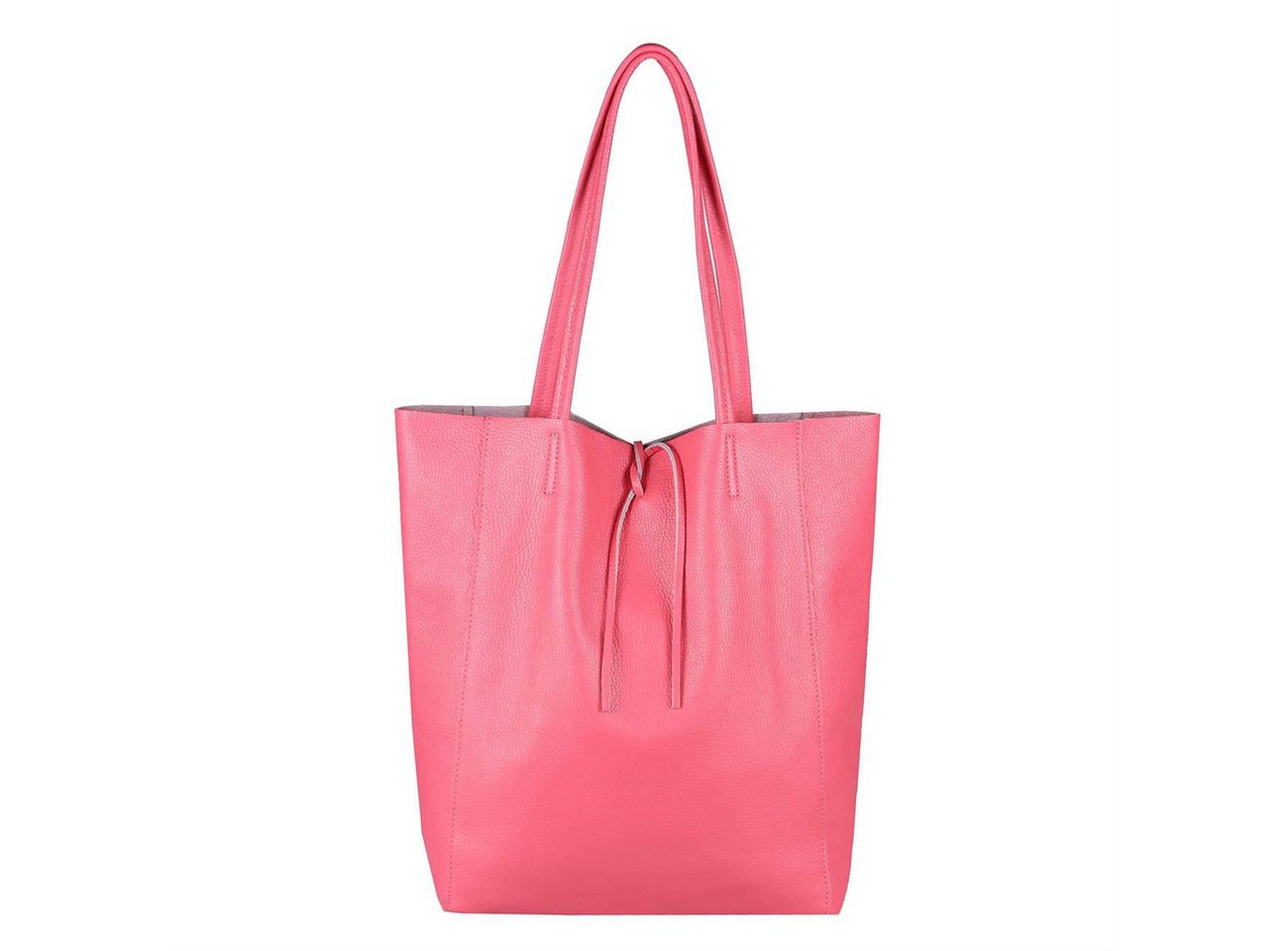 ITALYSHOP24 Schultertasche Made in Italy Damen Leder Tasche Schultertasche, ein Leichtgewicht, als Handtasche, Henkeltasche tragbar von ITALYSHOP24