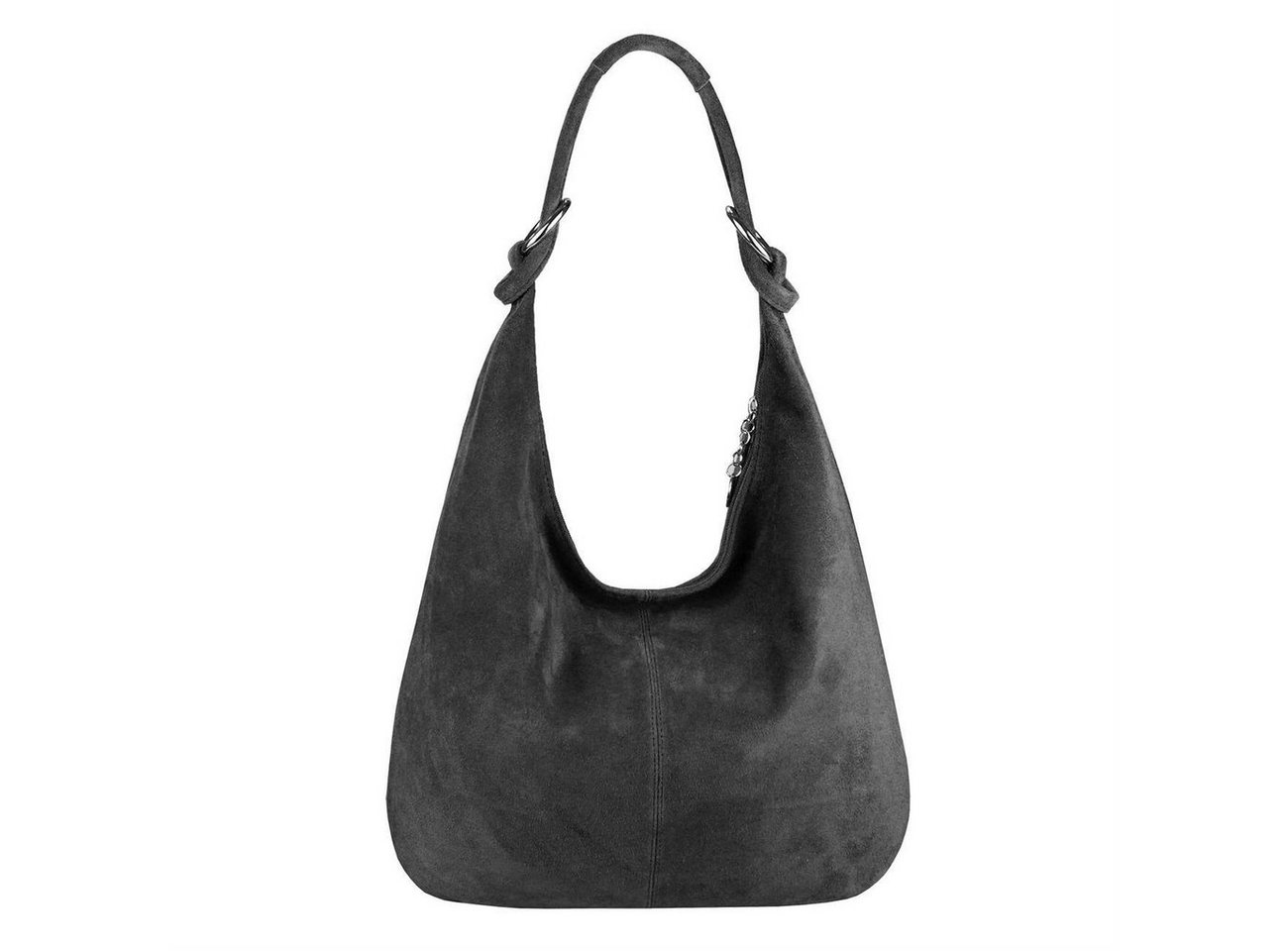 ITALYSHOP24 Schultertasche Made in Italy Damen Leder Tasche Schultertasche, ein Leichtgewicht, als Handtasche, Henkeltasche tragbar von ITALYSHOP24