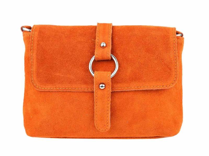 ITALYSHOP24 Schultertasche Made in Italy Damen Leder Tasche Umhängetasche Handtasche CrossOver, Schultertasche CrossBody Wildleder Abendtasche Echtleder Messenger von ITALYSHOP24