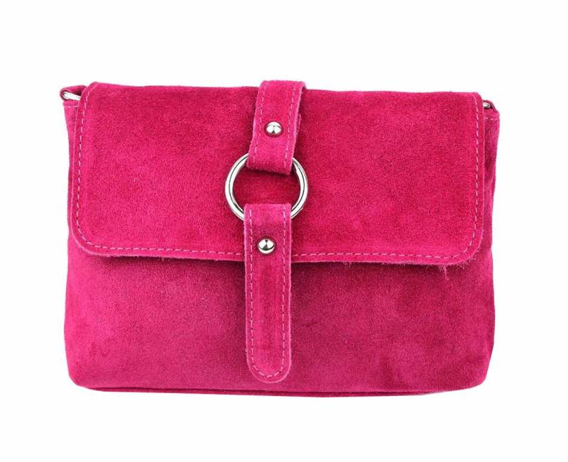 ITALYSHOP24 Schultertasche Made in Italy Damen Leder Tasche Umhängetasche Handtasche CrossOver, Schultertasche CrossBody Wildleder Abendtasche Echtleder Messenger von ITALYSHOP24