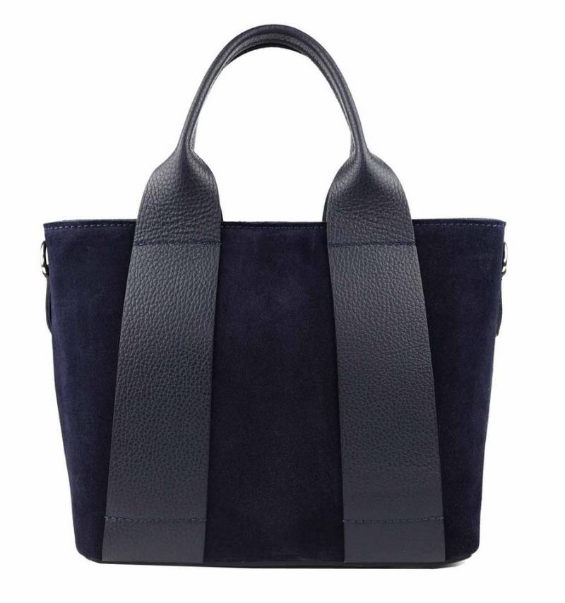 ITALYSHOP24 Schultertasche Made in Italy Damen Wildleder Tasche Shopper Handtasche Umhängetasche, Business CrossOver echt Ledertasche Damentasche Reise Freizeit Outfit von ITALYSHOP24