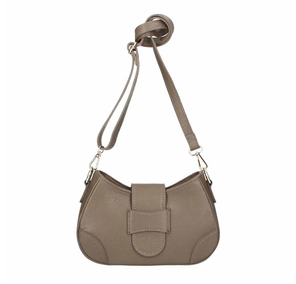 ITALYSHOP24 Schultertasche Made in Italy Damen Wildleder Tasche Umhängetasche CrossOver City Bag, Veloursleder CrossBody Abendtasche Echtleder Body Bag Handtasche Reise von ITALYSHOP24