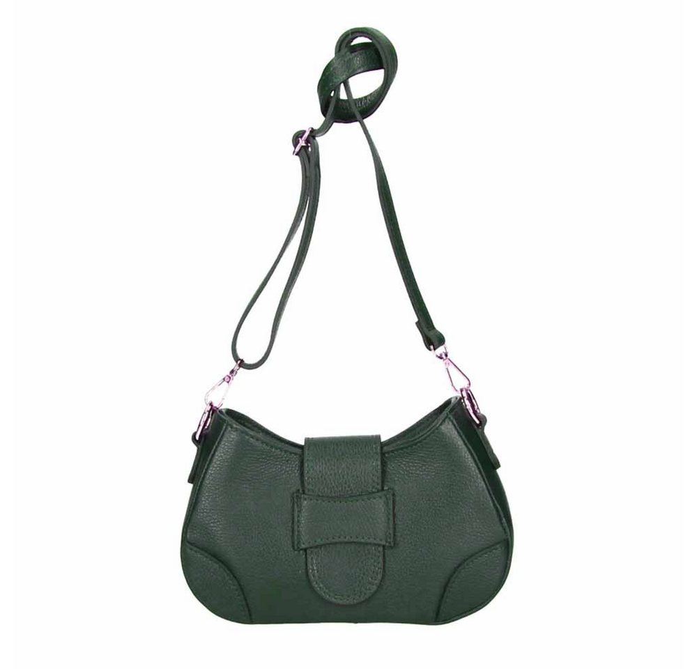 ITALYSHOP24 Schultertasche Made in Italy Damen Wildleder Tasche Umhängetasche CrossOver City Bag, Veloursleder CrossBody Abendtasche Echtleder Body Bag Handtasche Reise von ITALYSHOP24