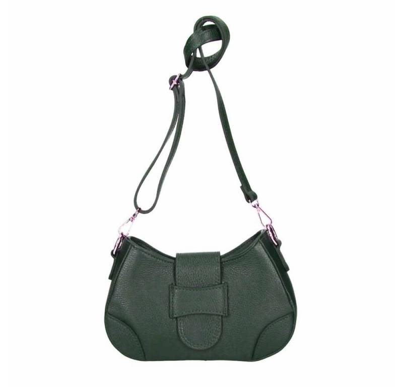 ITALYSHOP24 Schultertasche Made in Italy Damen Wildleder Tasche Umhängetasche CrossOver City Bag, Veloursleder CrossBody Abendtasche Echtleder Body Bag Handtasche Reise von ITALYSHOP24