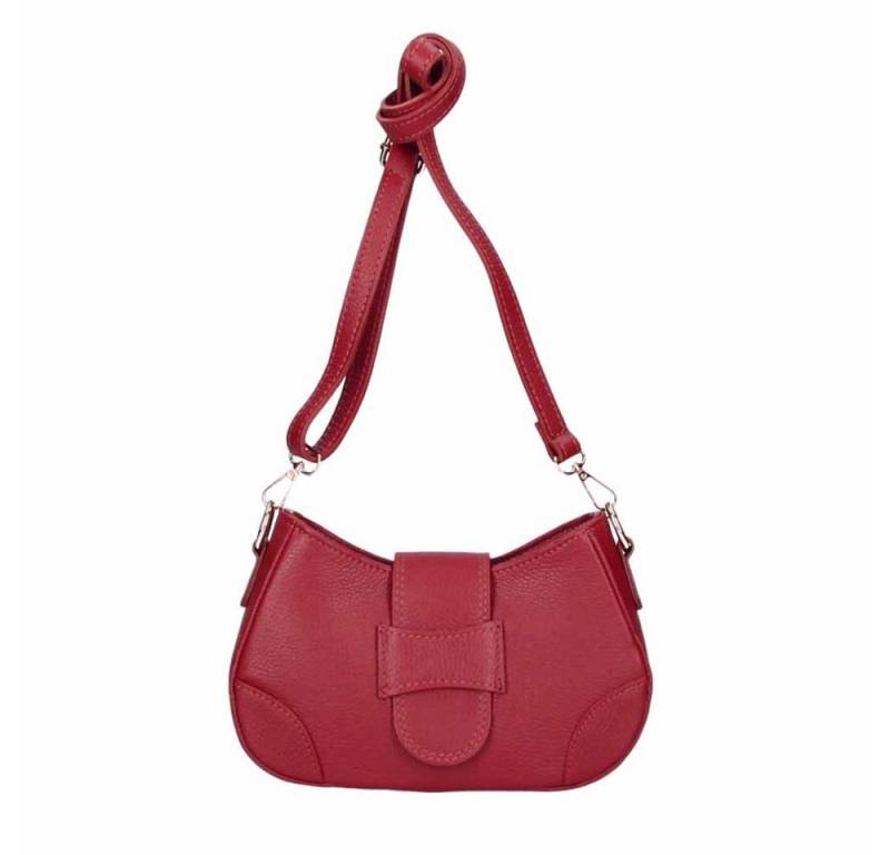 ITALYSHOP24 Schultertasche Made in Italy Damen Wildleder Tasche Umhängetasche CrossOver City Bag, Veloursleder CrossBody Abendtasche Echtleder Body Bag Handtasche Reise von ITALYSHOP24