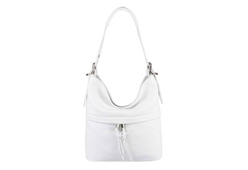 ITALYSHOP24 Schultertasche Made in Italy Damen XL Leder Shopper, als Handtasche, Henkeltasche, Umhängetasche tragbar von ITALYSHOP24