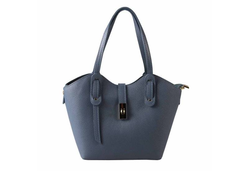 ITALYSHOP24 Schultertasche Made in Italy Damen echt Leder Tasche Shopper Business Lederhandtasche, Italienische Umhängetasche Damentasche Cross Over Tote Bag Freizeit von ITALYSHOP24