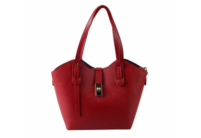 ITALYSHOP24 Schultertasche Made in Italy Damen echt Leder Tasche Shopper Business Lederhandtasche, Italienische Umhängetasche Damentasche Cross Over Tote Bag Freizeit von ITALYSHOP24