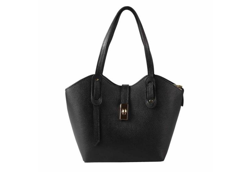 ITALYSHOP24 Schultertasche Made in Italy Damen echt Leder Tasche Shopper Business Lederhandtasche, Italienische Umhängetasche Damentasche Cross Over Tote Bag Freizeit von ITALYSHOP24