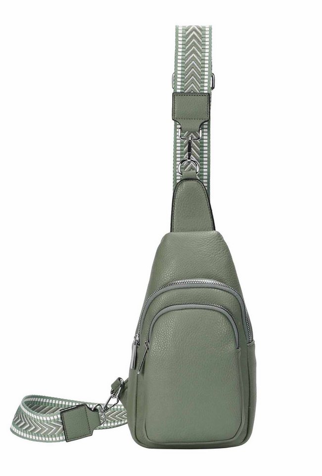 ITALYSHOP24 Schultertasche Unisex Sling-Tasche Bodybag Crossbody Brusttasche, Umhängetasche, Crossover & Rucksack von ITALYSHOP24