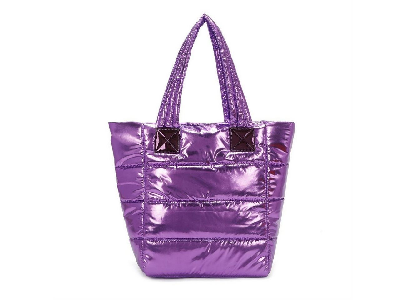 ITALYSHOP24 Schultertasche XXL Damen Nylontasche Shopper Reisetasche Beuteltasche, als Handtasche, Umhängetasche, Strandtasche, Weekender, Shopping von ITALYSHOP24