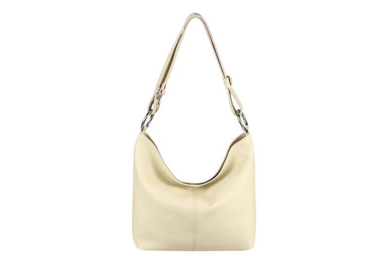 ITALYSHOP24 Shopper Made in Italy Damen Leder Tasche Schultertasche, als Handtasche, Umhängetasche, CrossOver tragbar von ITALYSHOP24