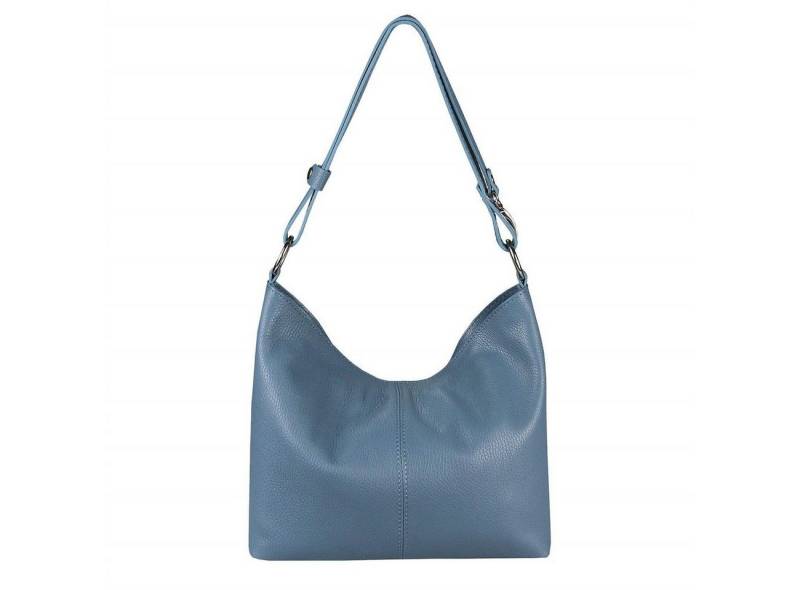 ITALYSHOP24 Shopper Made in Italy Damen Leder Tasche Schultertasche, als Handtasche, Umhängetasche, CrossOver tragbar von ITALYSHOP24