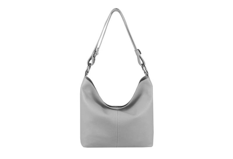 ITALYSHOP24 Shopper Made in Italy Damen Leder Tasche Schultertasche, als Handtasche, Umhängetasche, CrossOver tragbar von ITALYSHOP24