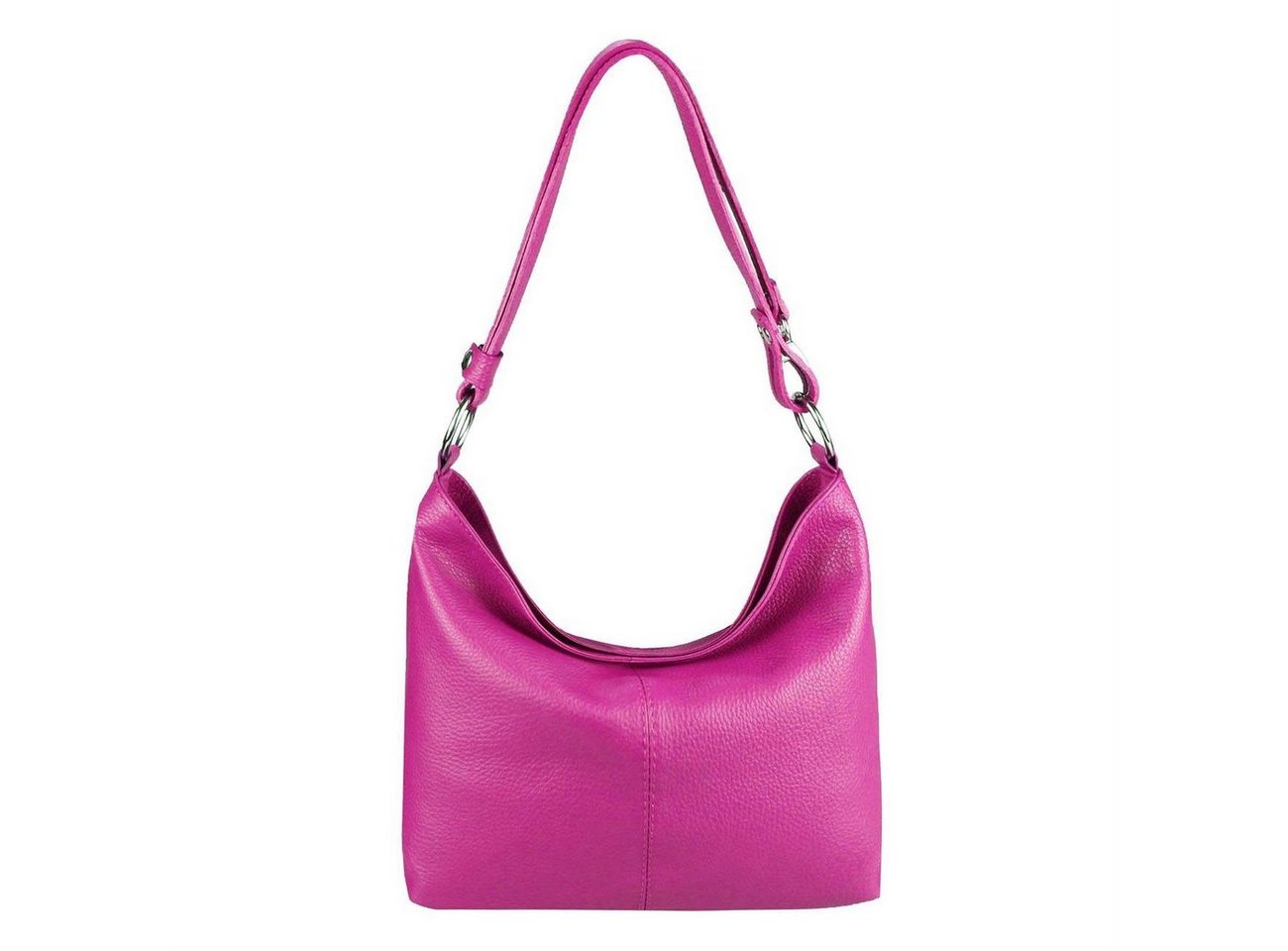 ITALYSHOP24 Shopper Made in Italy Damen Leder Tasche Schultertasche, als Handtasche, Umhängetasche, CrossOver tragbar von ITALYSHOP24