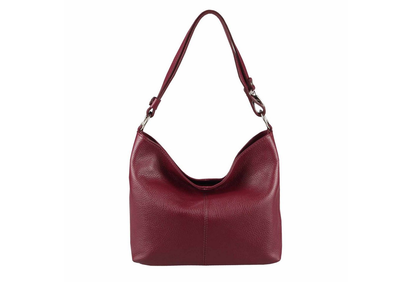 ITALYSHOP24 Shopper Made in Italy Damen Leder Tasche Schultertasche, als Handtasche, Umhängetasche, CrossOver tragbar von ITALYSHOP24