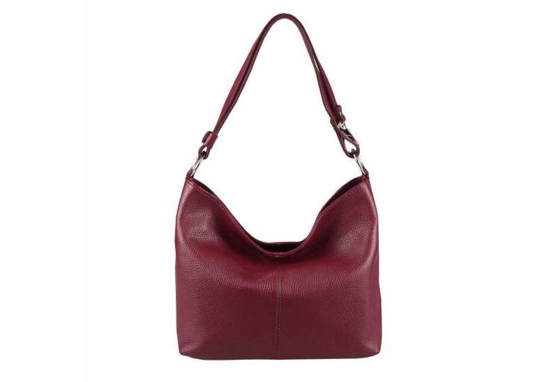 ITALYSHOP24 Shopper Made in Italy Damen Leder Tasche Schultertasche, als Handtasche, Umhängetasche, CrossOver tragbar von ITALYSHOP24