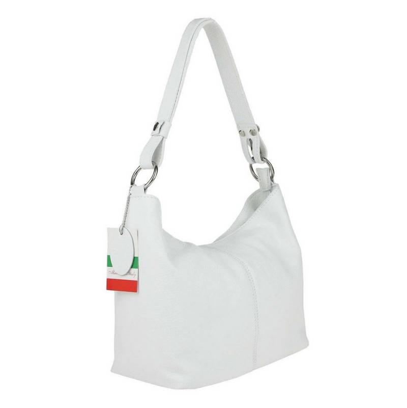 ITALYSHOP24 Shopper Made in Italy Damen Leder Tasche Schultertasche, als Handtasche, Umhängetasche, CrossOver tragbar von ITALYSHOP24