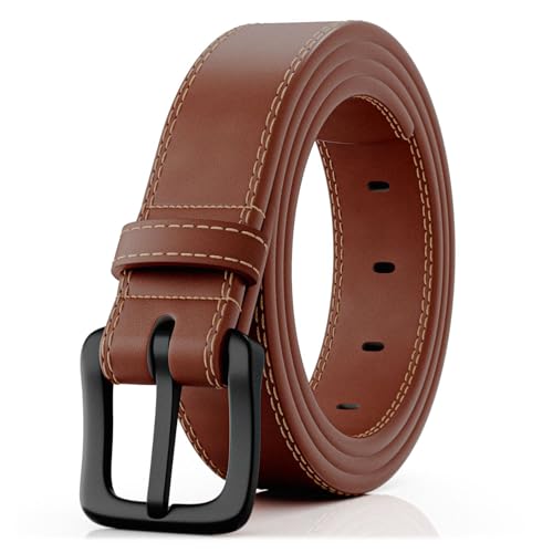 ITAY Metallfreie Ledergürtel – 34 mm – Hypoallergenes - Flughägen Geeignet mit Neue Robuste nickelfreien Schnalle von ITAY Belts