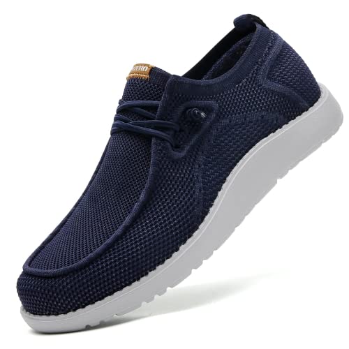 ITAZERO Extra breite Herrenschuhe – 4E bis 5E breite Zehenbox Schuhe für Herren, XX-Breite geschwollene Füße – Herren-Slipper & Slip-Ons mit Fußgewölbeunterstützungs-Einlegesohle für Plantarfasziitis von ITAZERO