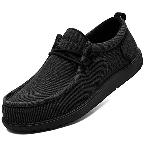 ITAZERO Extra breite Herrenschuhe – 4E bis 5E breite Zehenbox Schuhe für Herren, XX-Breite geschwollene Füße – Herren-Slipper & Slip-Ons mit Fußgewölbeunterstützungs-Einlegesohle für Plantarfasziitis von ITAZERO