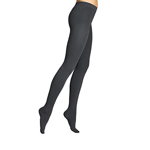 ITEM m6 - COSY WINTER TIGHTS DAMEN | beluga | L | L1 | Blickdichte Strumpfhose im 100 DEN Look mit Kompression von ITEM m6