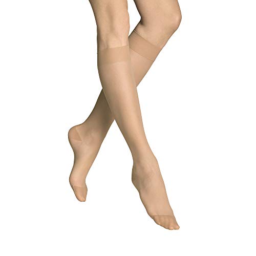 ITEM m6 - Kniestrümpfe mit Kompression für Damen, 15 DEN, 42-44, "INVISIBLE KNEE-HIGH", Ivory von ITEM m6