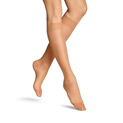 ITEM m6 - Kniestrümpfe mit Kompression für Damen, 15 DEN, 39-31, "INVISIBLE KNEE-HIGH", Light Tan / Butterscotch von ITEM m6