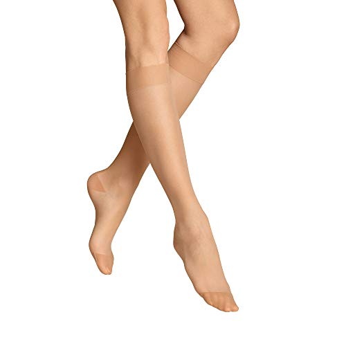 ITEM m6 - INVISIBLE KNEE-HIGH Damen | powder | L | L1 | Kompressionsstrümpfe im 15 DEN Look von ITEM m6
