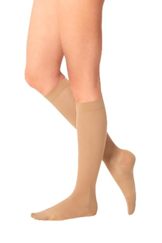 ITEM m6 - Kniestrümpfe mit Kompression für Damen, Soft Compression, Größe M, 39-41, light-beige von ITEM m6