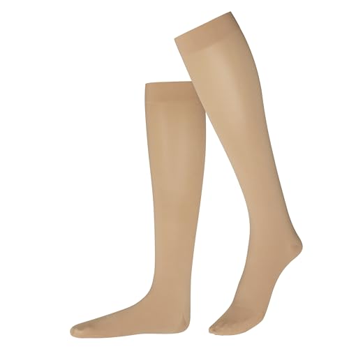 ITEM m6 - Kompressionsstrümpfe Damen - Kniestrümpfe TRANSLUCENT 30 Conscious Butterscotch | 30 DEN Knee high socks aus nachhaltigen Materialien | 36-38 von ITEM m6