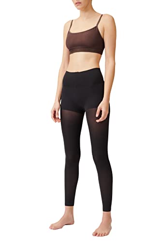 ITEM m6 - Leggings mit Kompression und Push-Up für Damen, 50 DEN, Größe M, L1 Soft Touch Conscious, Almost Black von ITEM m6